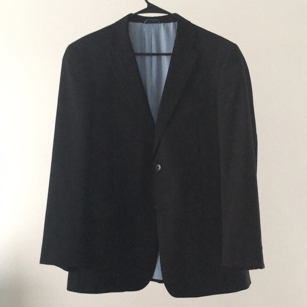 Tommy Hilfiger men’s wool black suit.